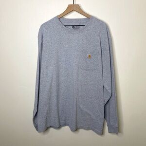 Carhartt Gray Loose Fit Long Sleeve Shirt